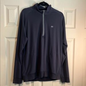 Travis Mathew Dark Blue Zip Pullover